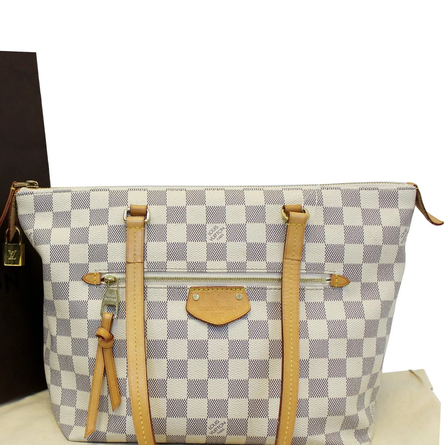 LOUIS VUITTON Iena PM Damier Azur  Shoulder Bag