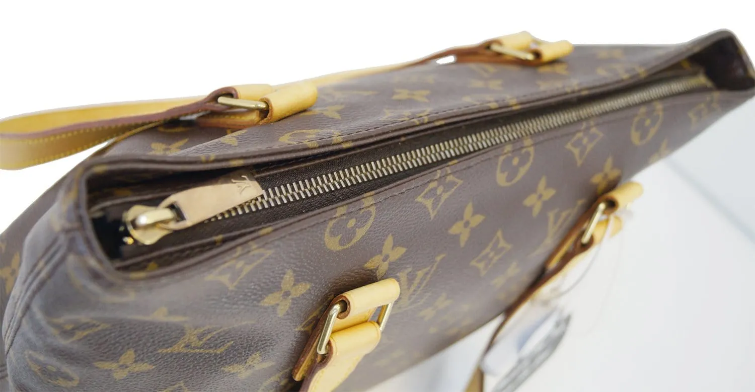 LOUIS VUITTON Monogram Cabas Piano Tote Bag