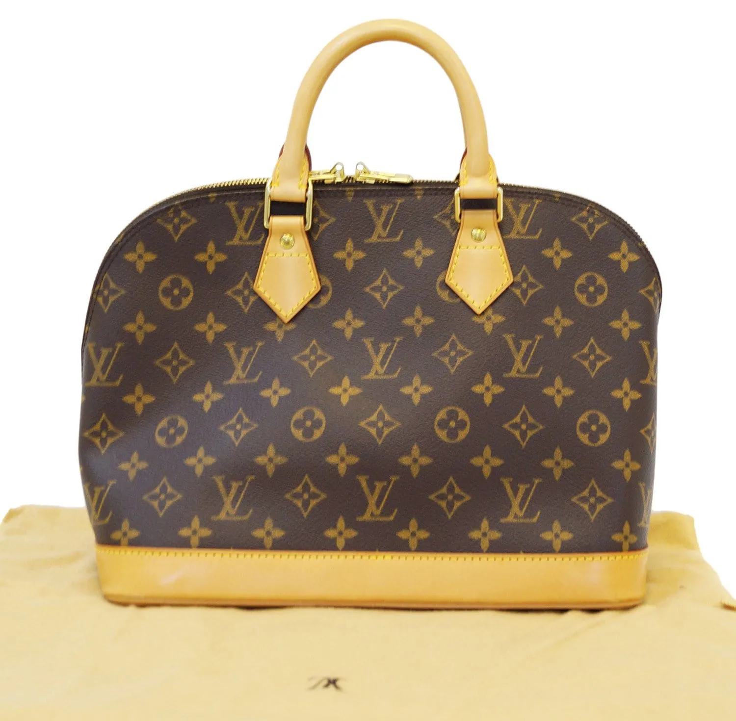 LOUIS VUITTON Monogram Canvas Alma Brown Handbag