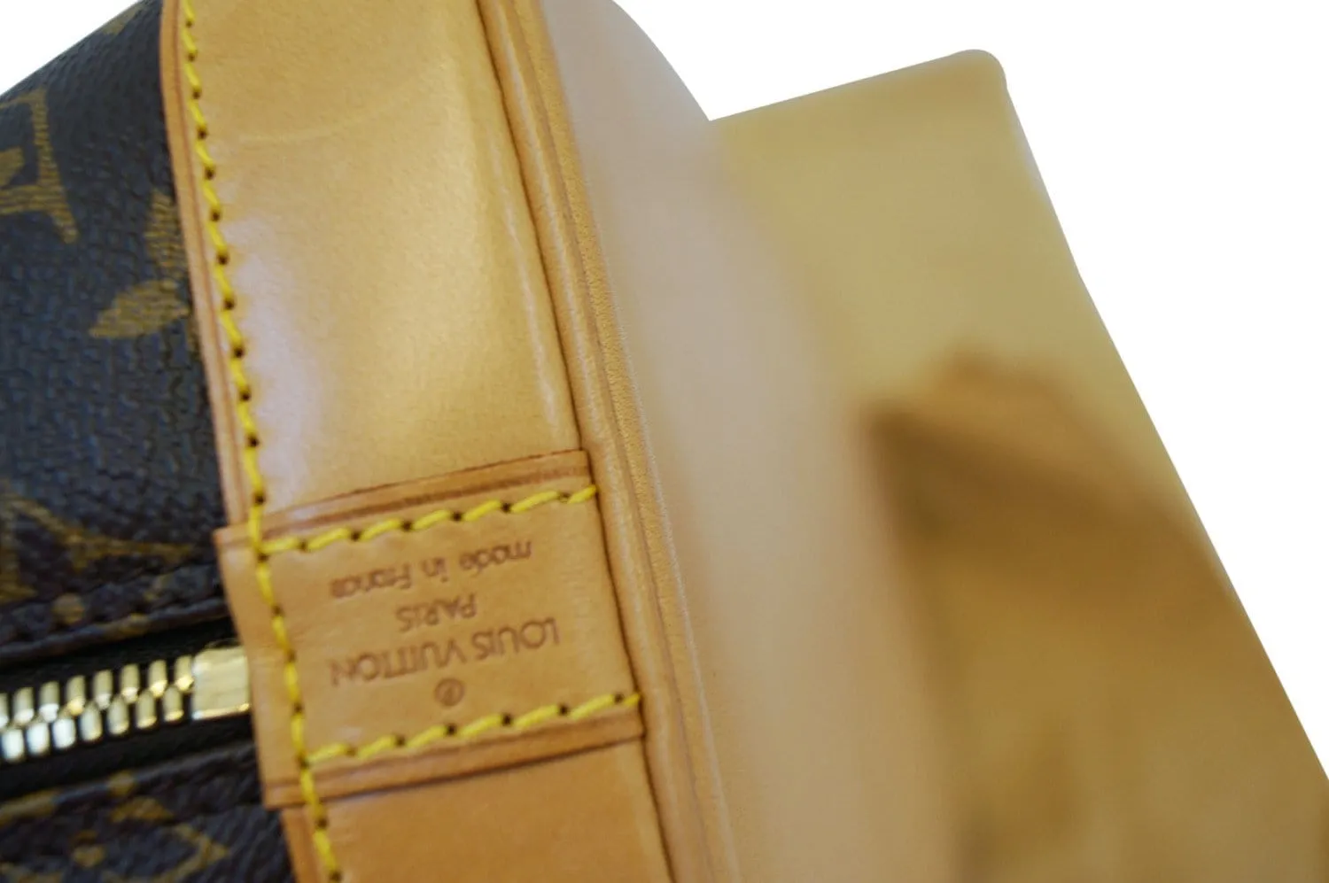 LOUIS VUITTON Monogram Canvas Alma Brown Handbag
