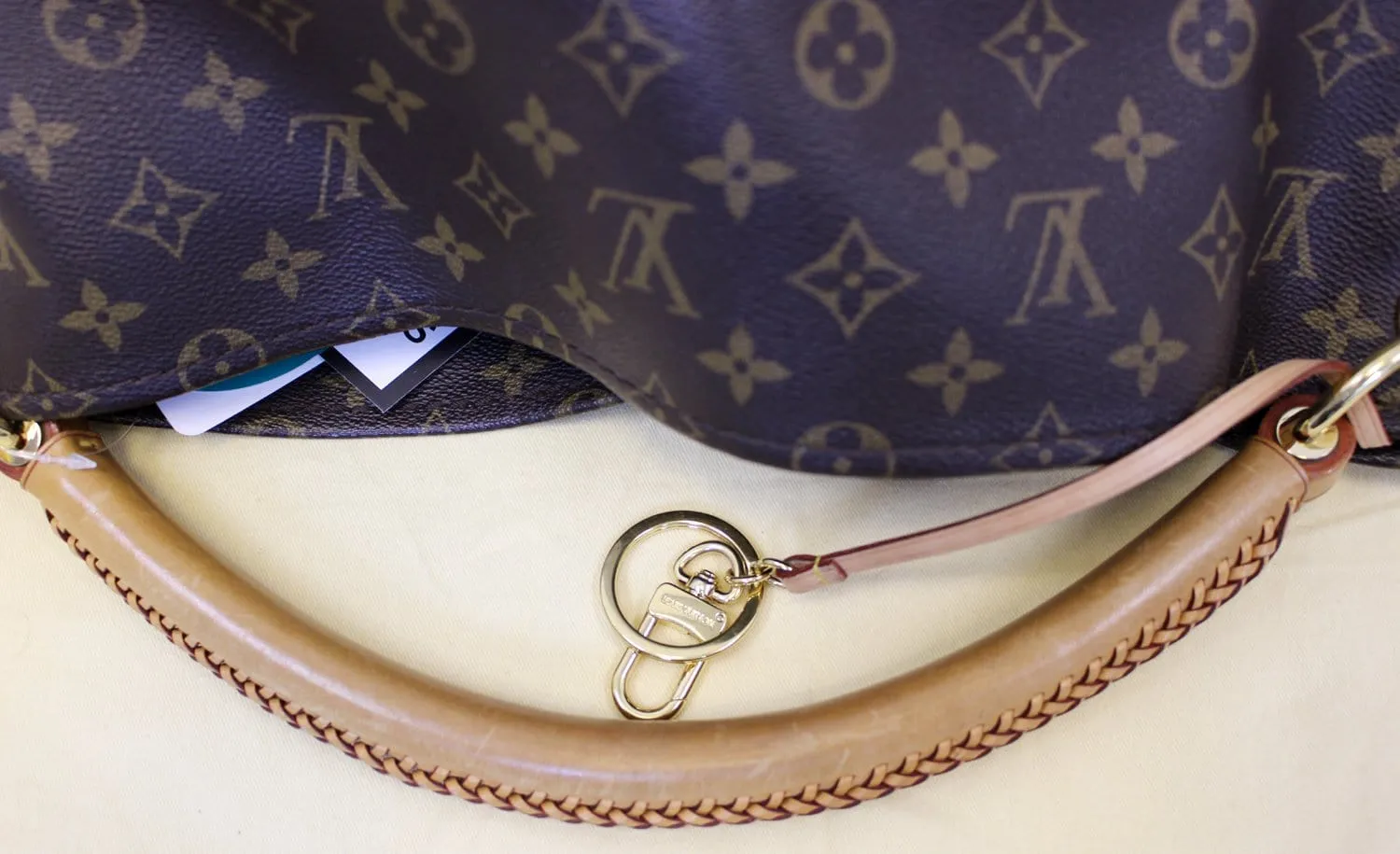 LOUIS VUITTON Monogram Canvas Artsy GM Tote Hobo Handbag Limited