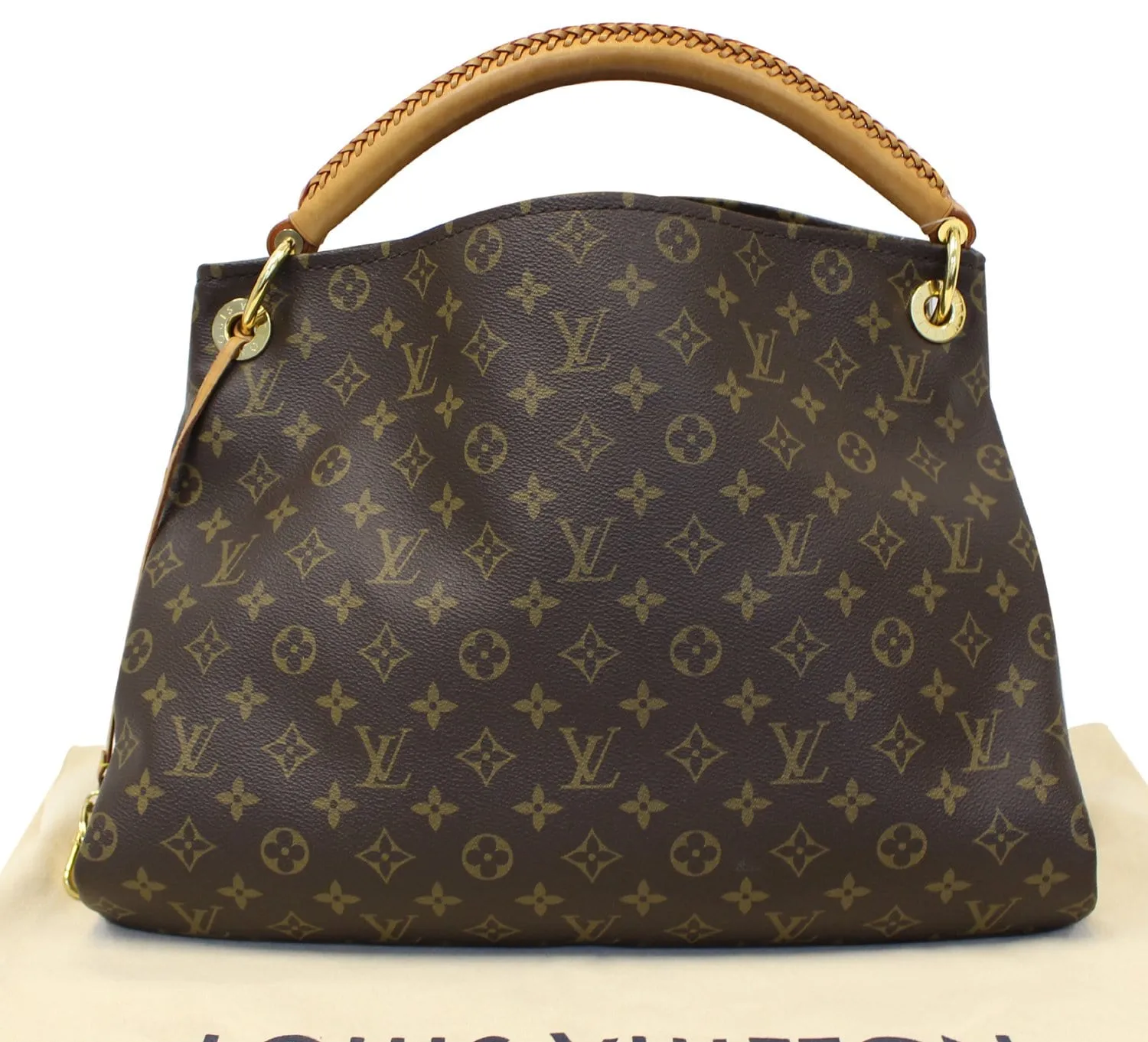 LOUIS VUITTON Monogram Canvas Artsy MM Brown Shoulder Bag