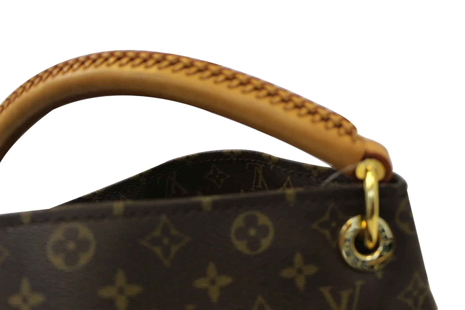 LOUIS VUITTON Monogram Canvas Artsy MM Brown Shoulder Bag