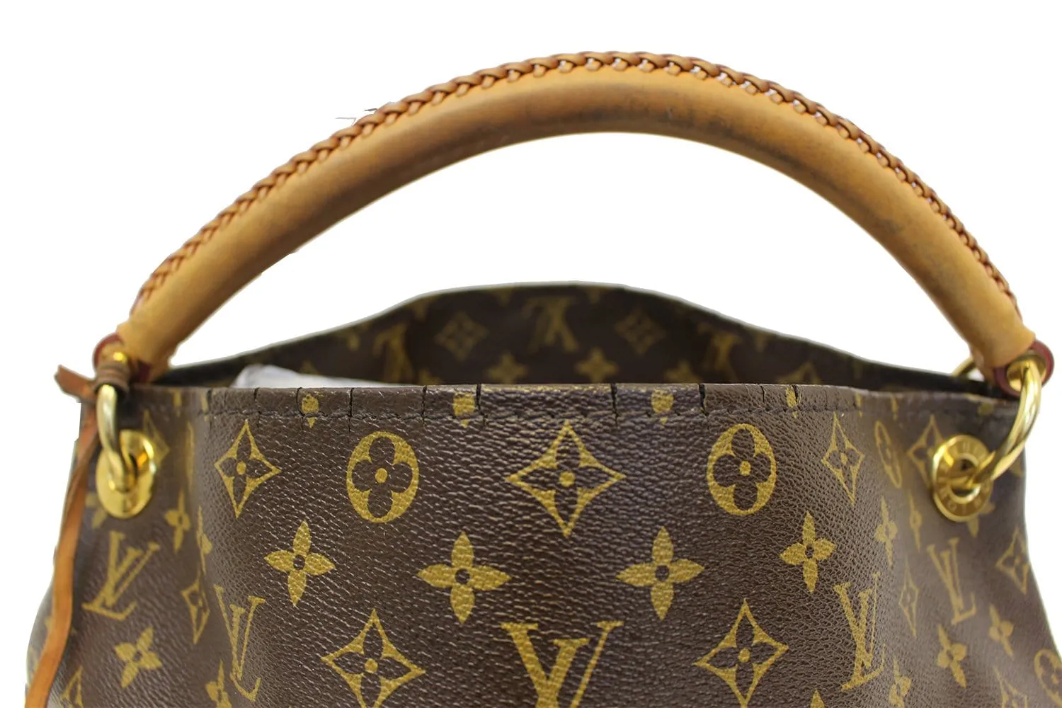 LOUIS VUITTON Monogram Canvas Artsy MM Brown Shoulder Bag