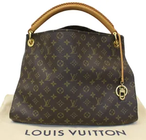 LOUIS VUITTON Monogram Canvas Artsy MM Brown Shoulder Bag