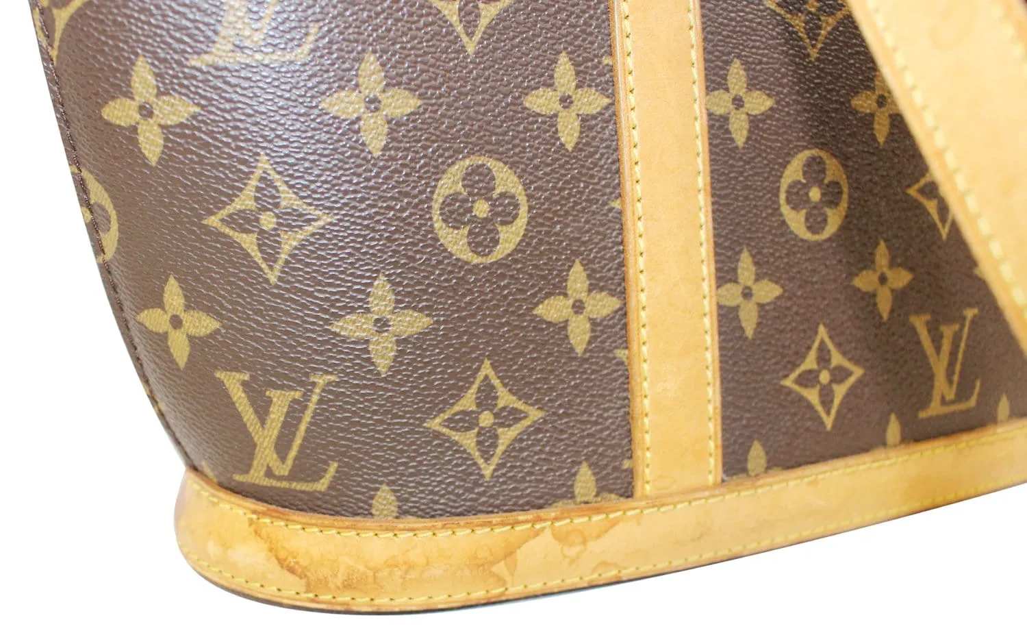LOUIS VUITTON Monogram Canvas Babylone Tote Bag