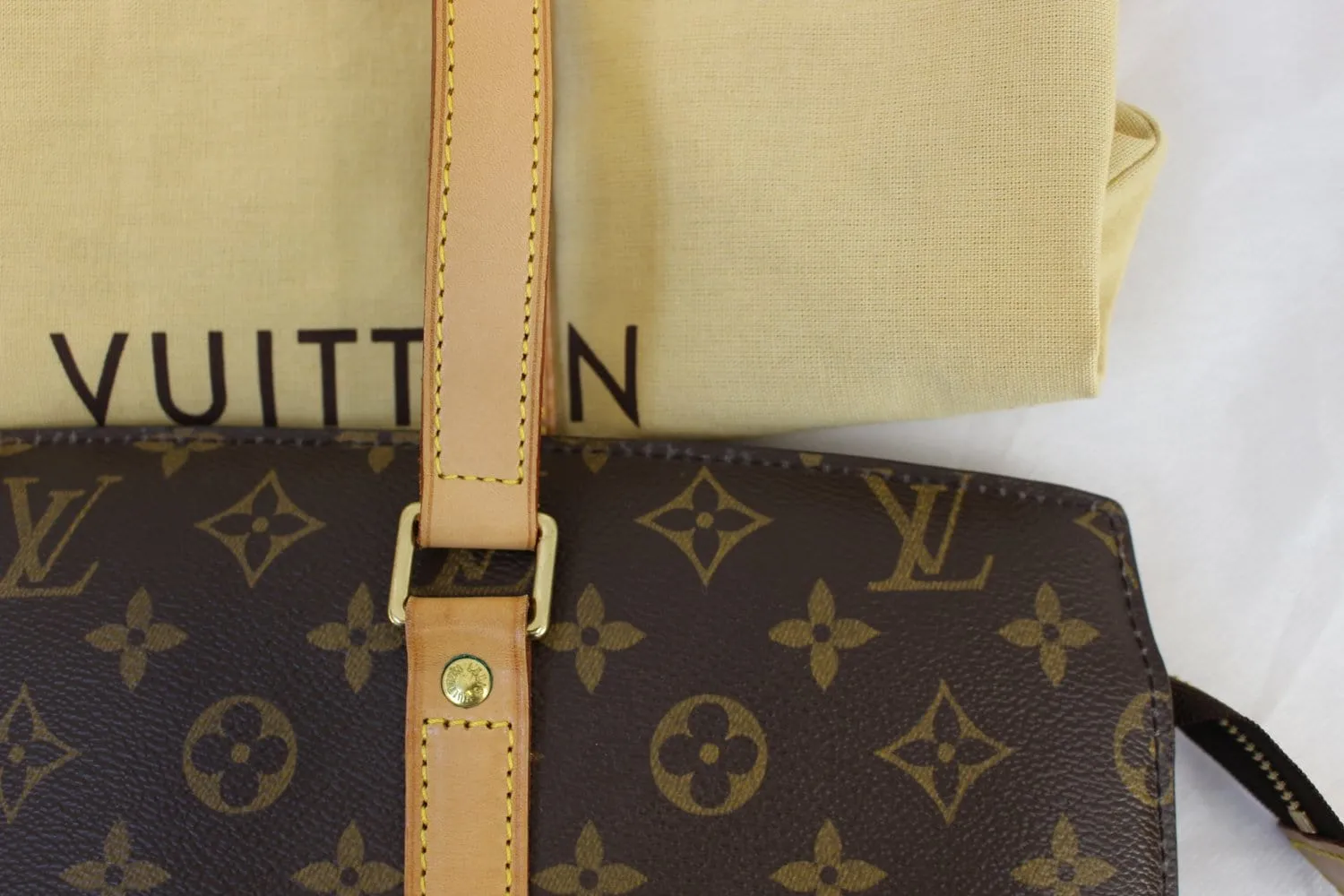 LOUIS VUITTON Monogram Canvas Babylone Tote Bag