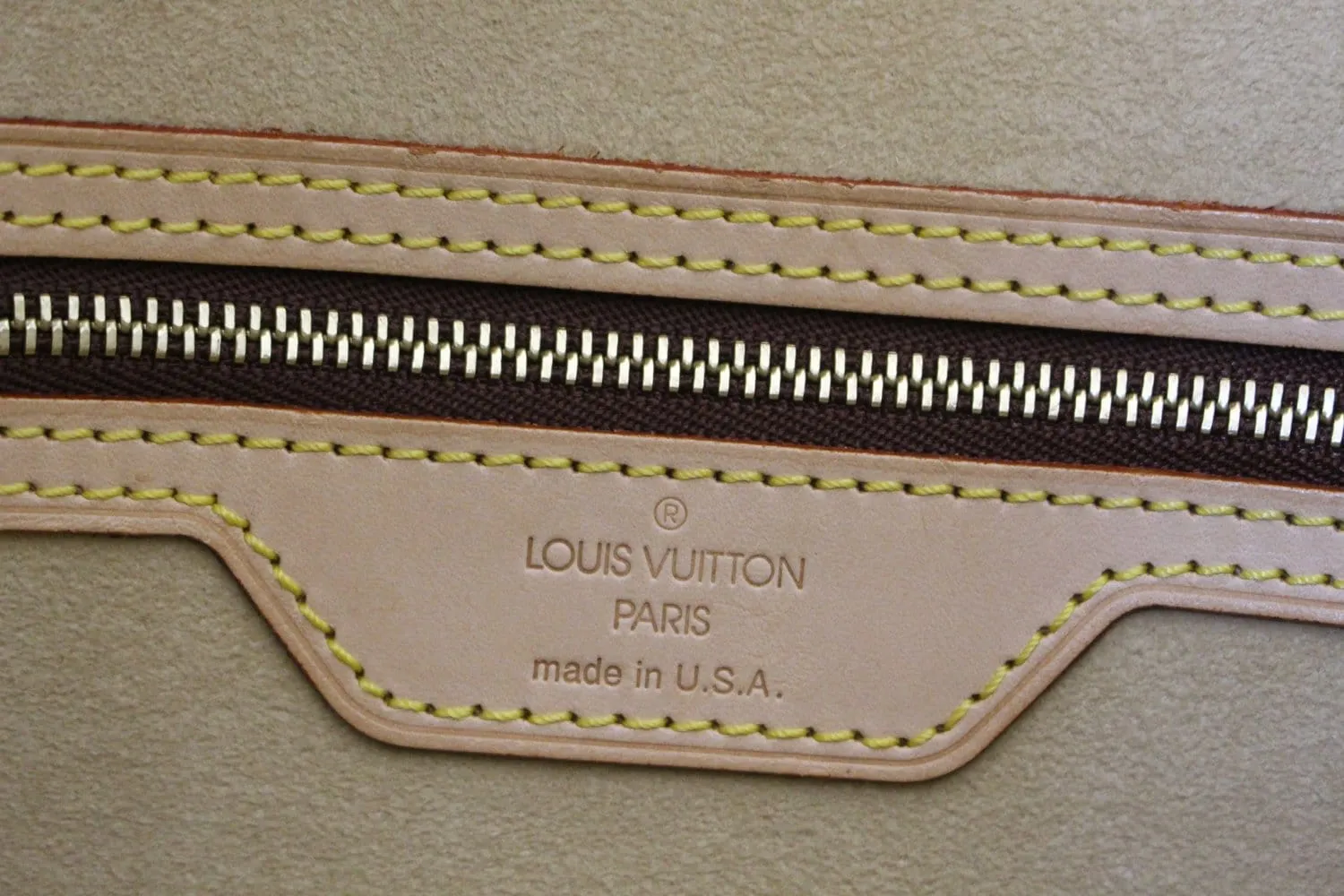 LOUIS VUITTON Monogram Canvas Babylone Tote Bag