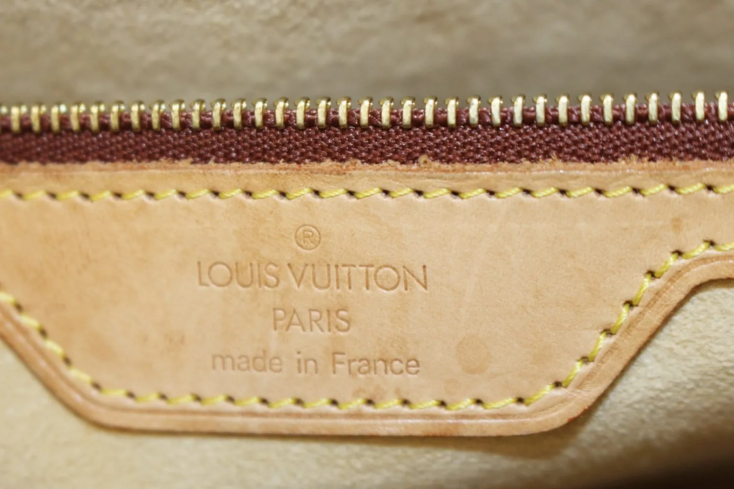 LOUIS VUITTON Monogram Canvas Babylone Tote Bag