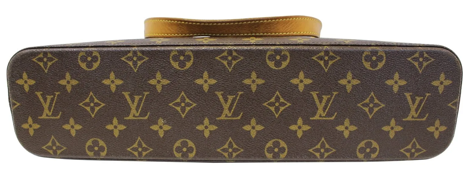LOUIS VUITTON Monogram Canvas Brown Luco Tote Handbag