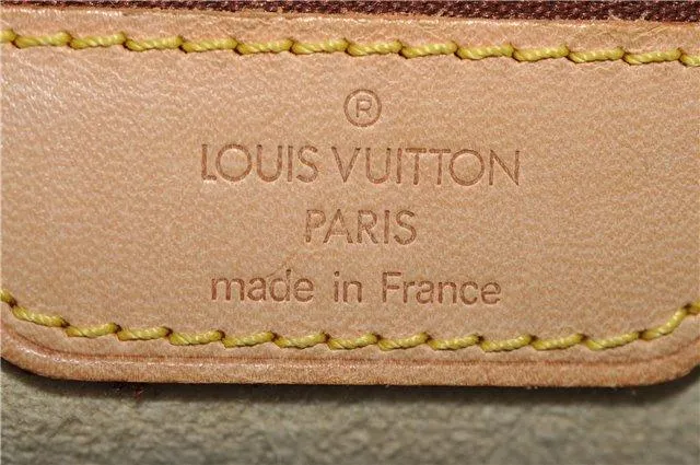 LOUIS VUITTON Monogram Canvas Brown Luco Tote Handbag