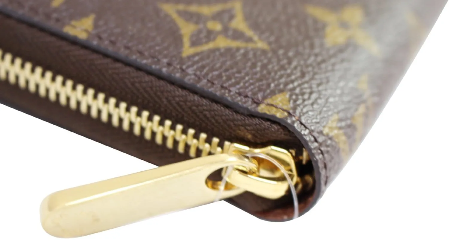 LOUIS VUITTON Monogram Canvas Brown Porte Monnaie Zippy Wallet