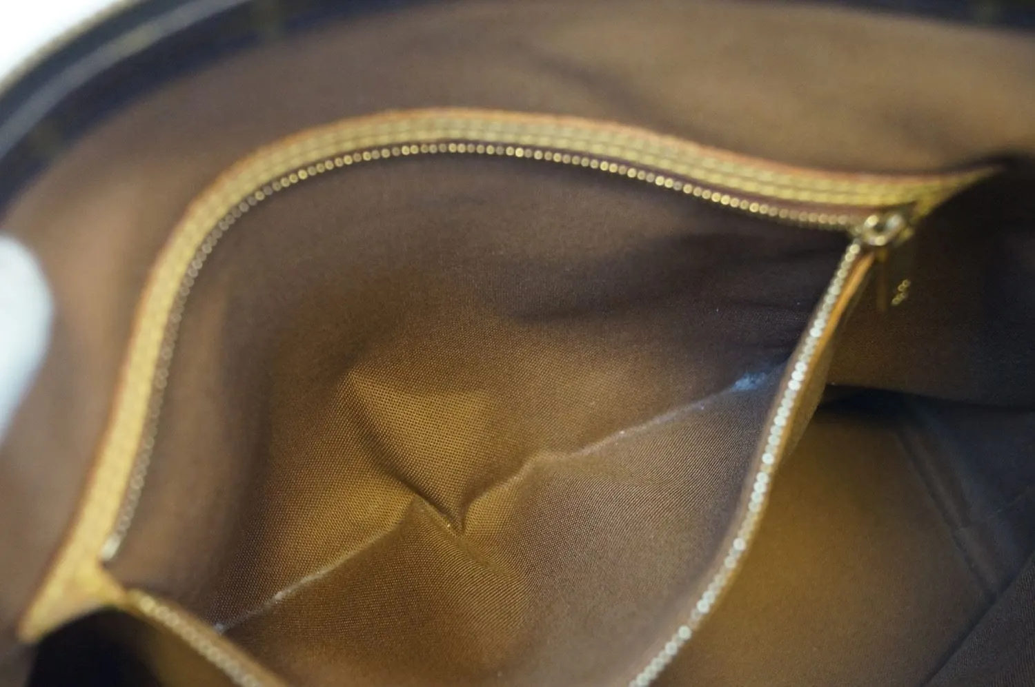 LOUIS VUITTON Monogram Canvas Cabas Mezzo Brown Tote Bag