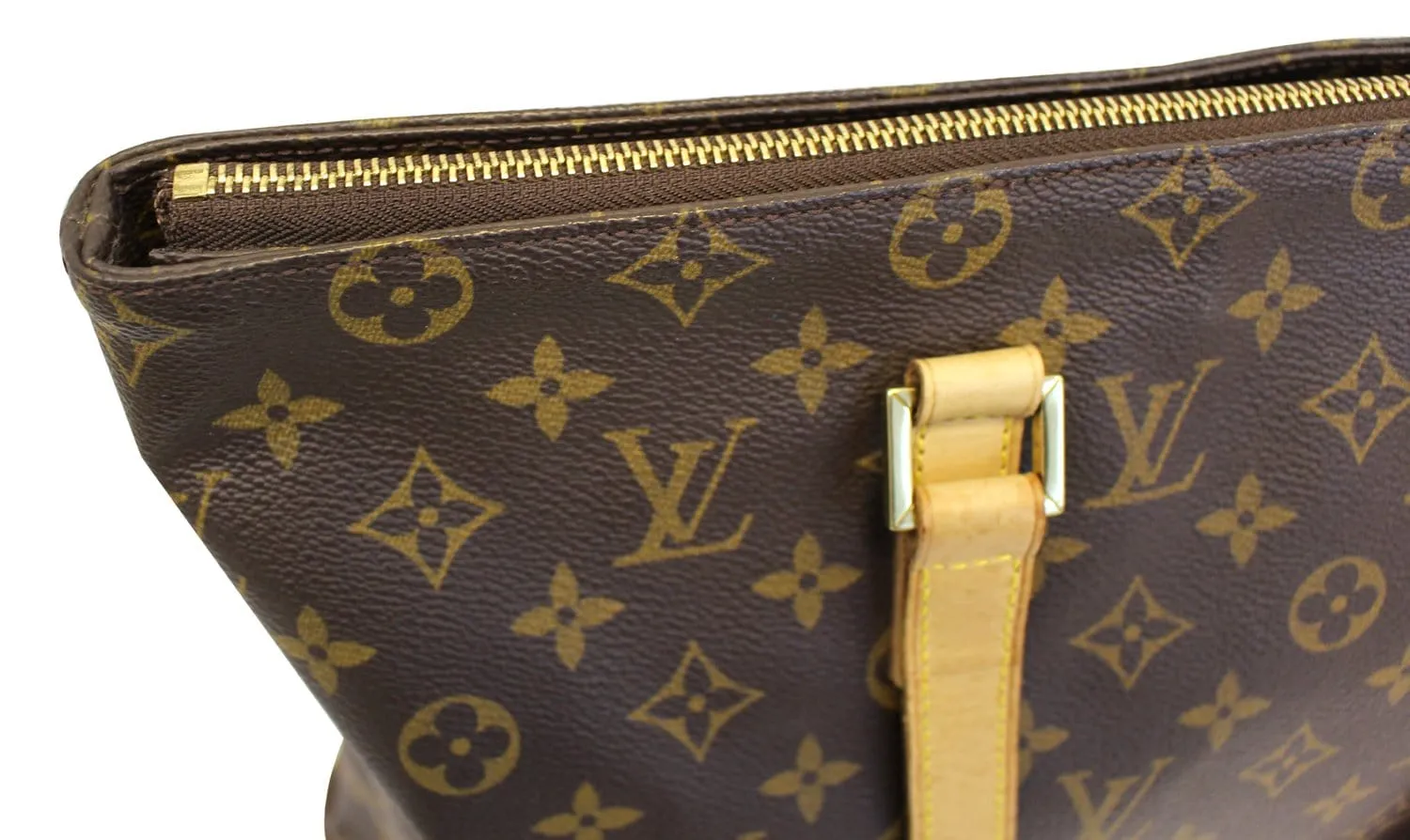 LOUIS VUITTON Monogram Canvas Cabas Mezzo Shoulder Bag