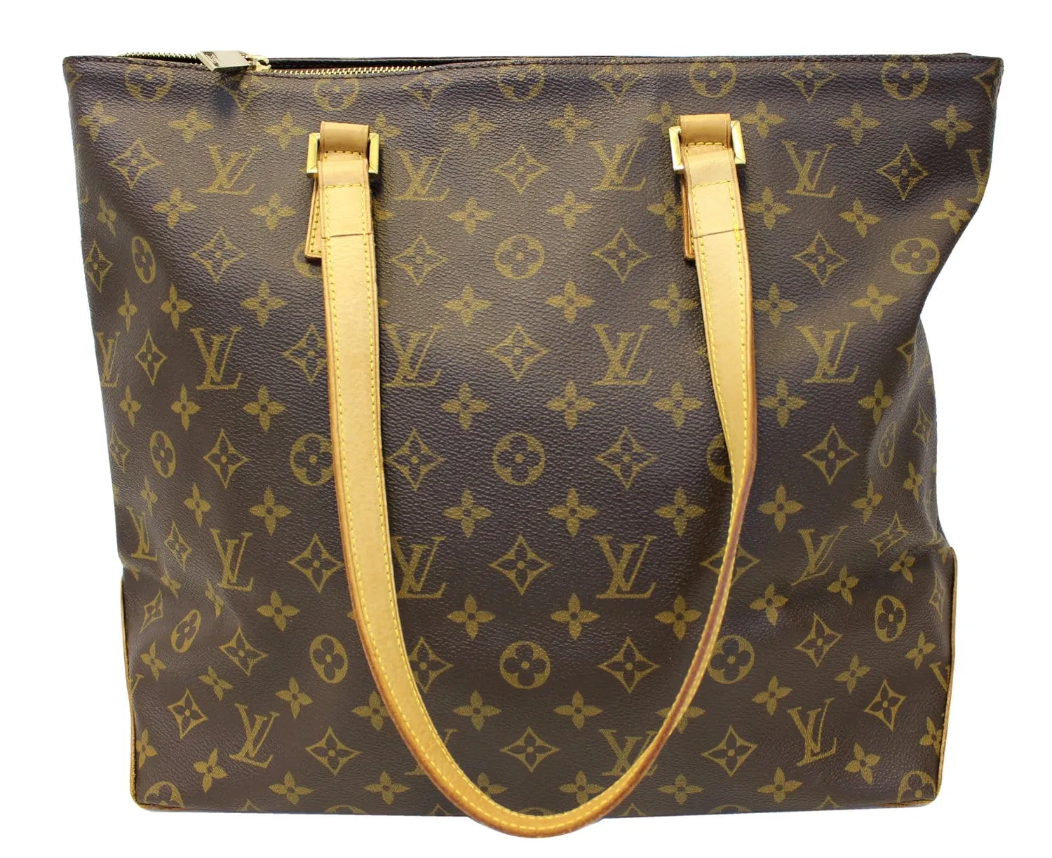 LOUIS VUITTON Monogram Canvas Cabas Mezzo Shoulder Bag
