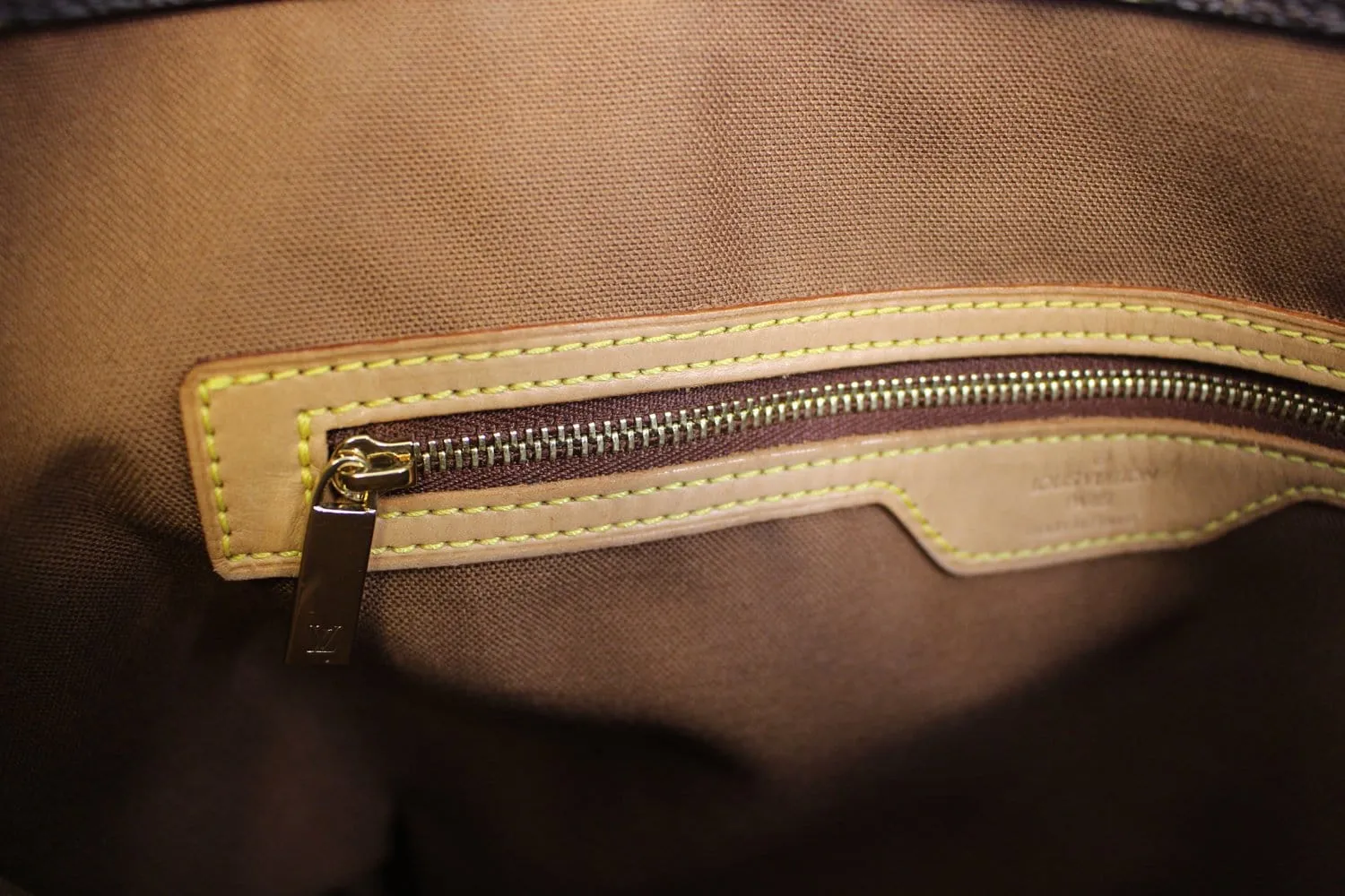 LOUIS VUITTON Monogram Canvas Cabas Mezzo Shoulder Bag