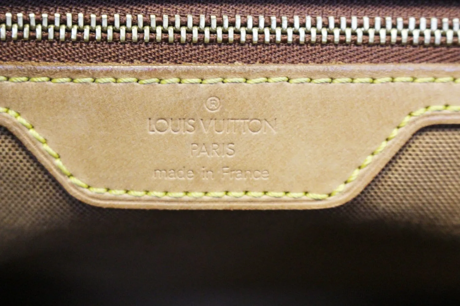 LOUIS VUITTON Monogram Canvas Cabas Mezzo Tote Bag