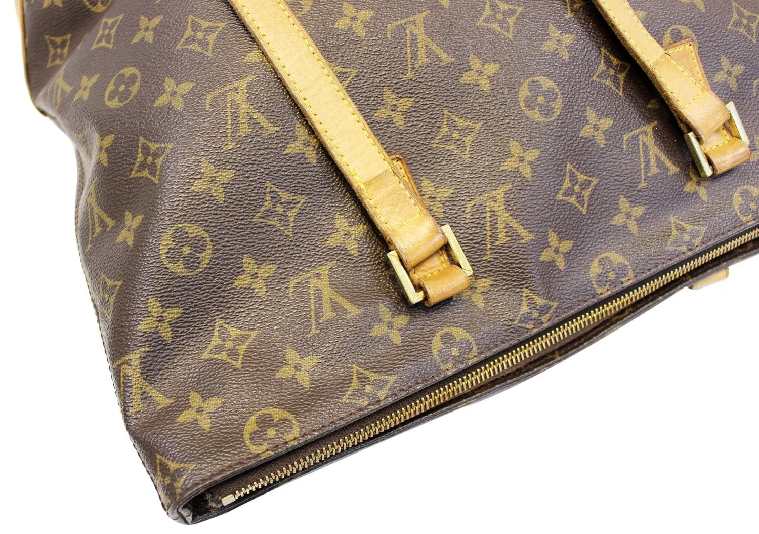 LOUIS VUITTON Monogram Canvas Cabas Mezzo Tote Bag