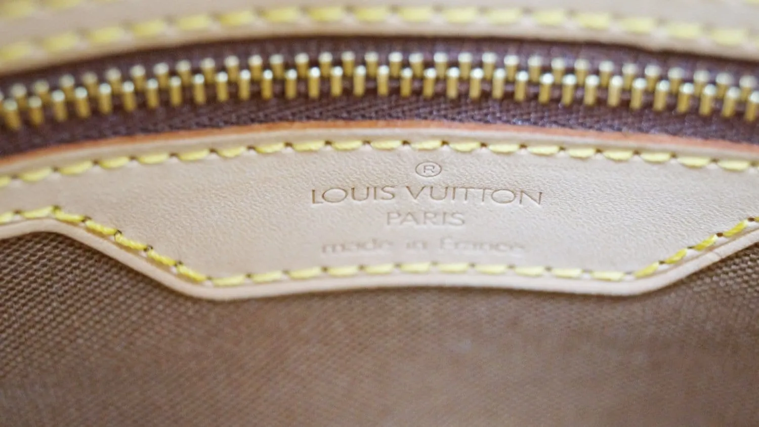 LOUIS VUITTON Monogram Canvas Cabas Mezzo Tote Bag