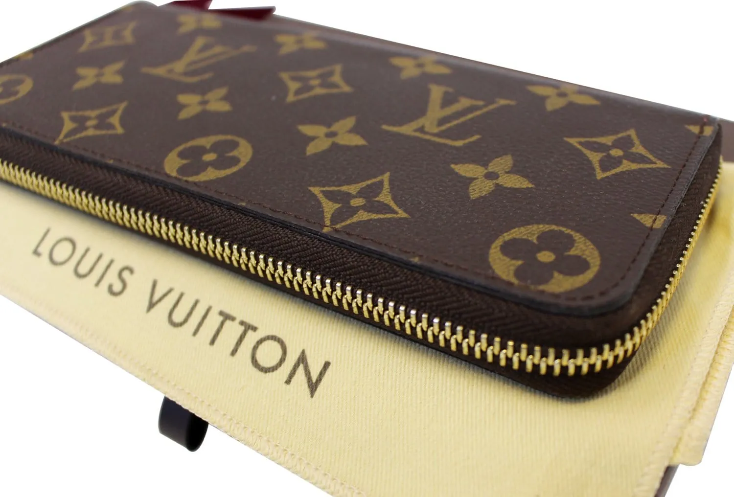 LOUIS VUITTON Monogram Canvas Clemence Wallet