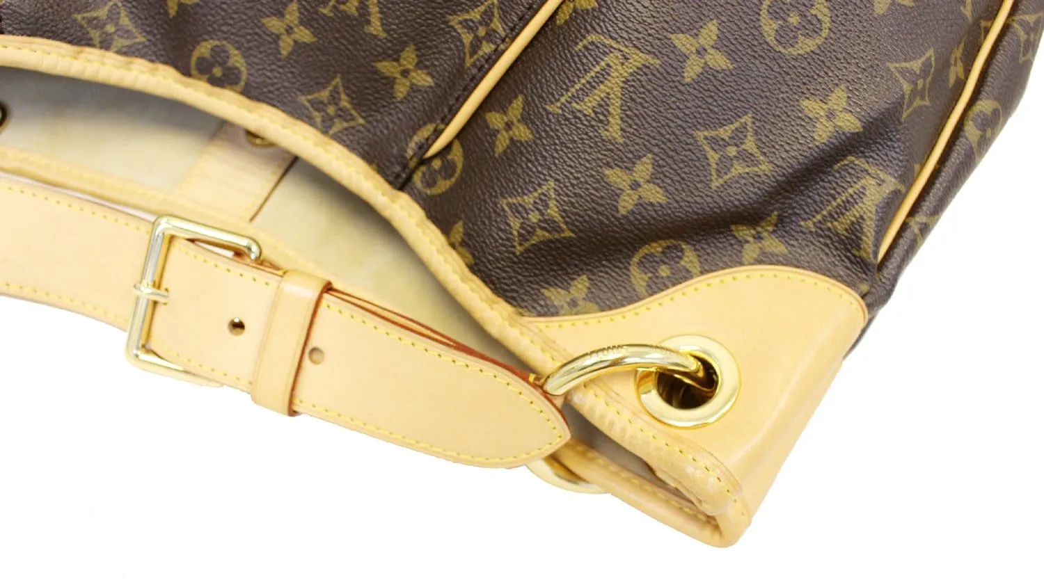 LOUIS VUITTON Monogram Canvas Galliera GM Shoulder Bag