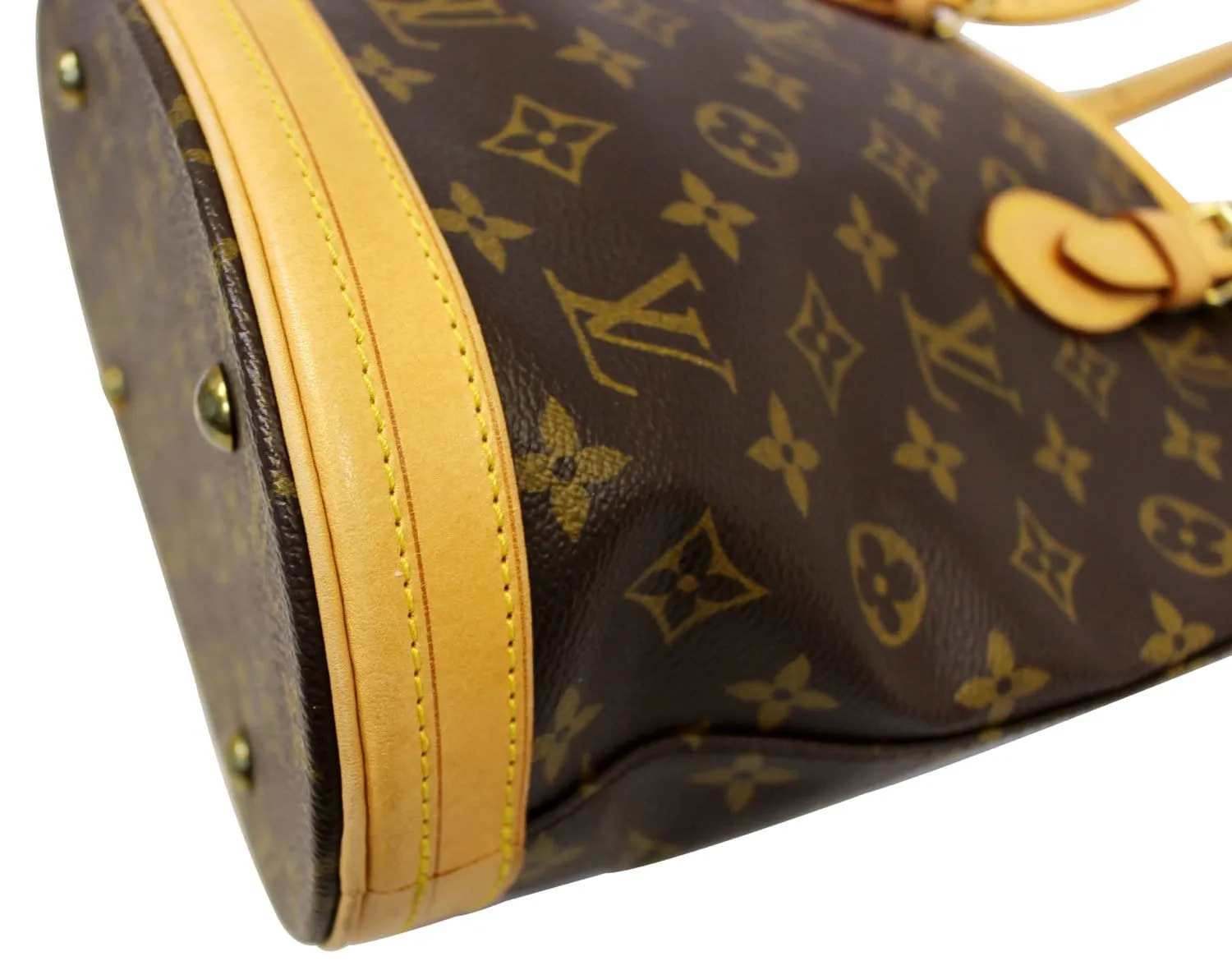 LOUIS VUITTON Monogram Canvas Petit Bucket Shoulder Bag