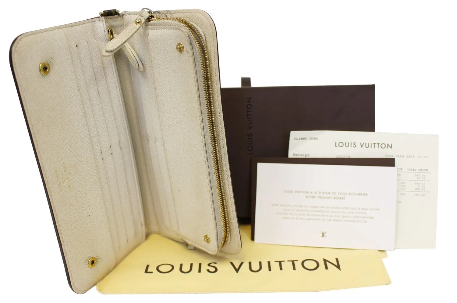 LOUIS VUITTON Monogram Canvas Portefeuille Ivoire Insolite Wallet