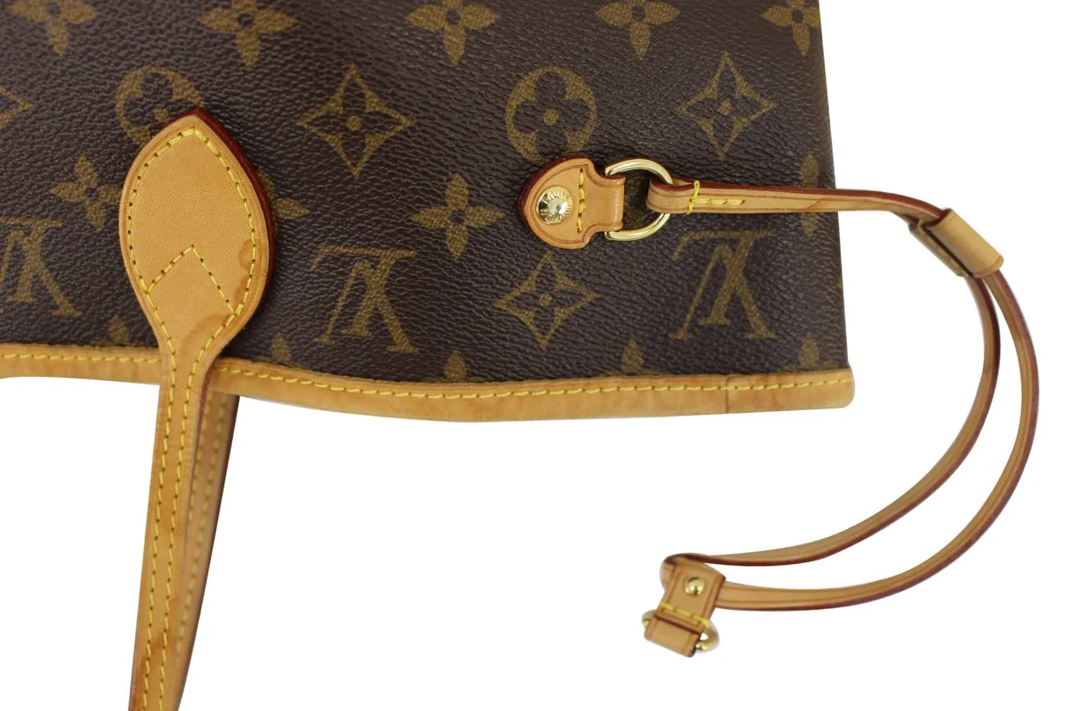 LOUIS VUITTON Monogram Canvas Red Neverfull MM Tote Bag