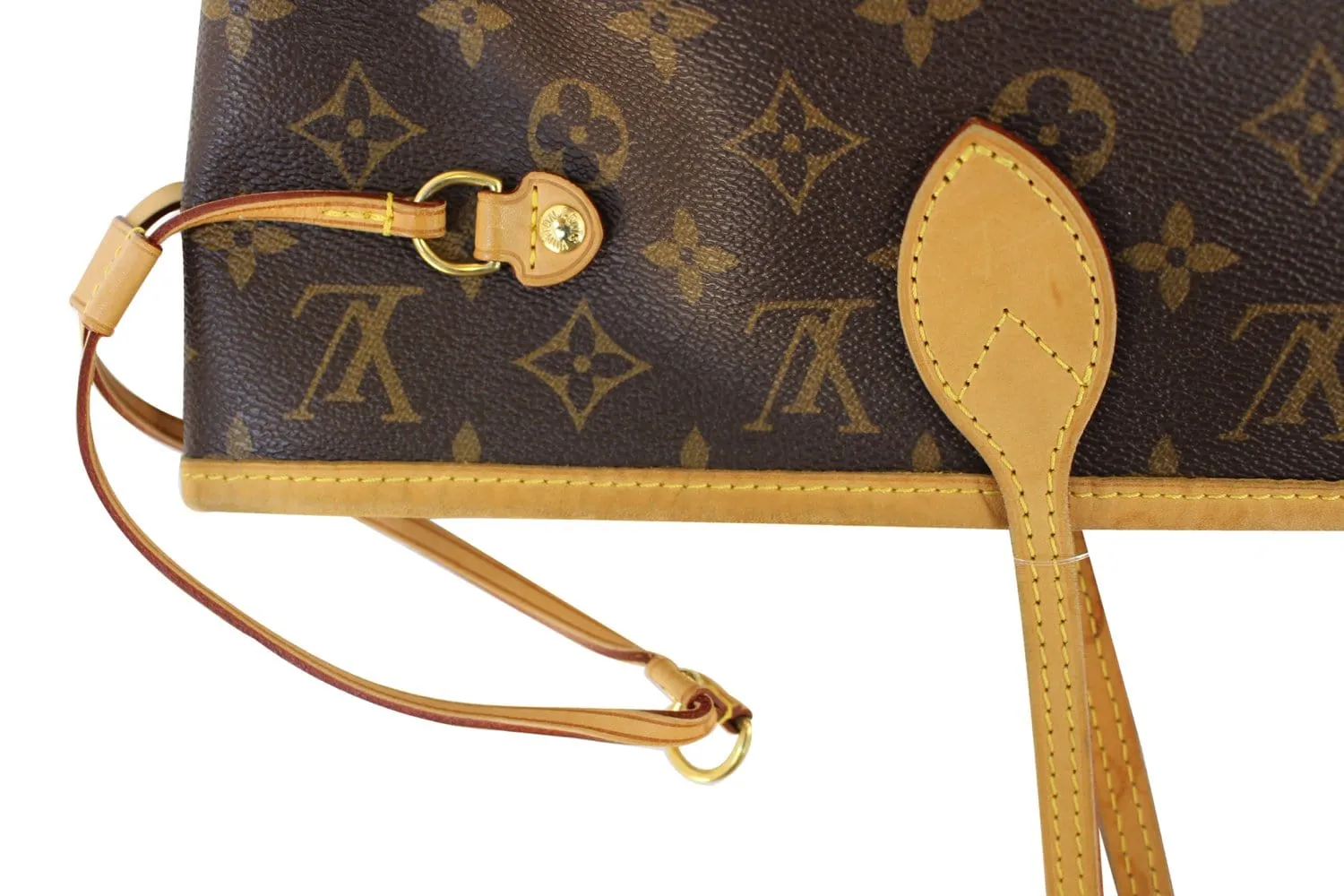 LOUIS VUITTON Monogram Canvas Red Neverfull MM Tote Bag