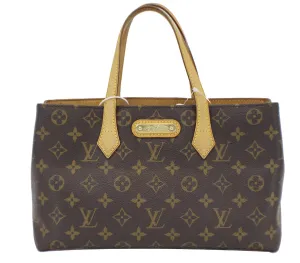 LOUIS VUITTON Monogram Canvas Wilshire PM Tote Bag