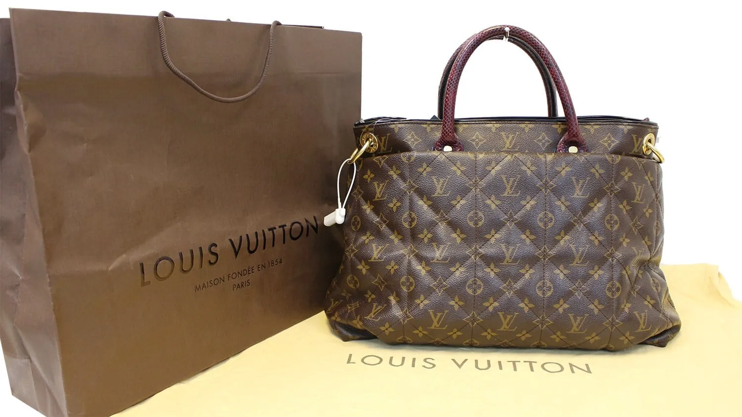 LOUIS VUITTON Monogram Etoile Exotique GM Tote Bag Limited Edition