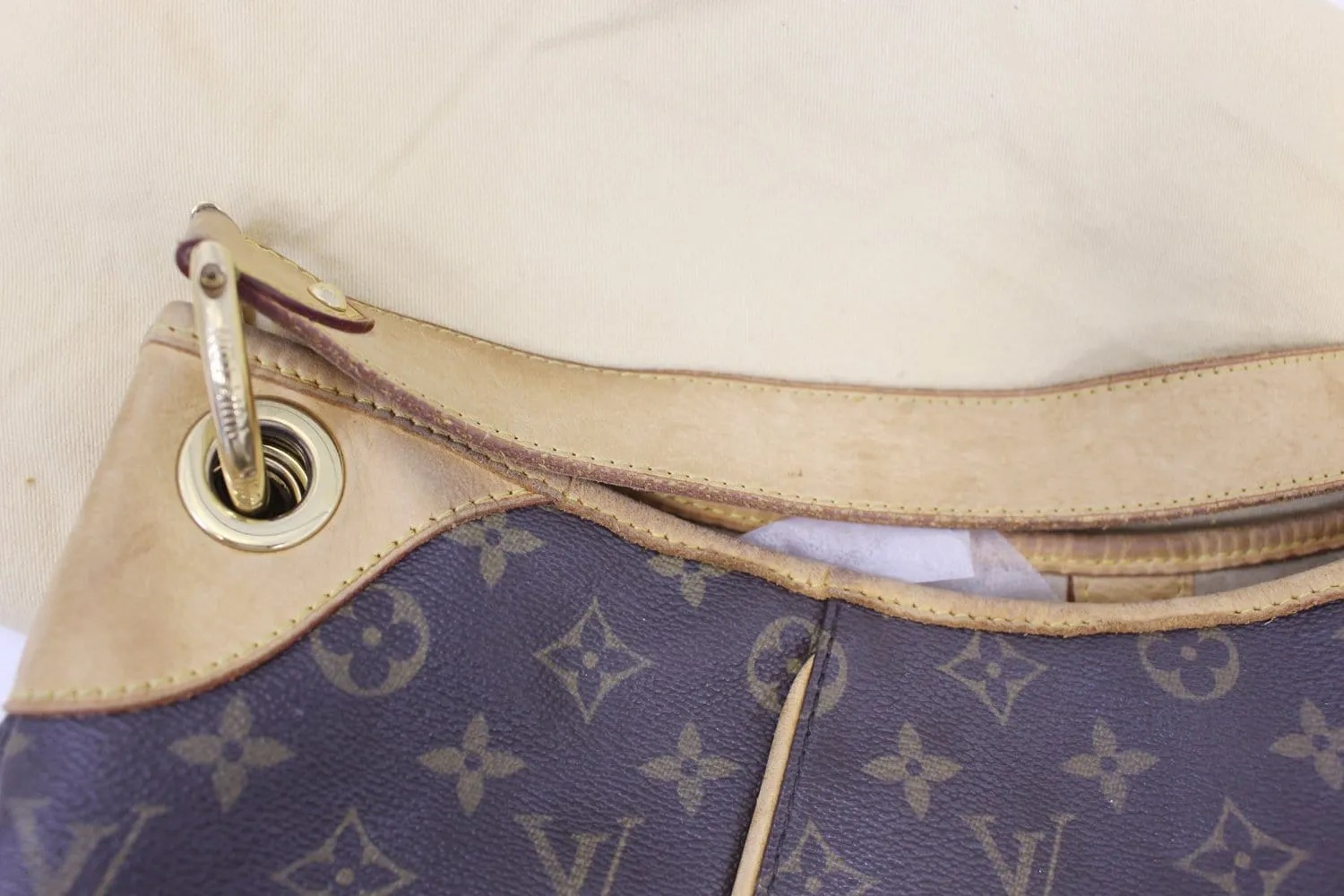 LOUIS VUITTON Monogram Galliera GM Shoulder Tote Handbag