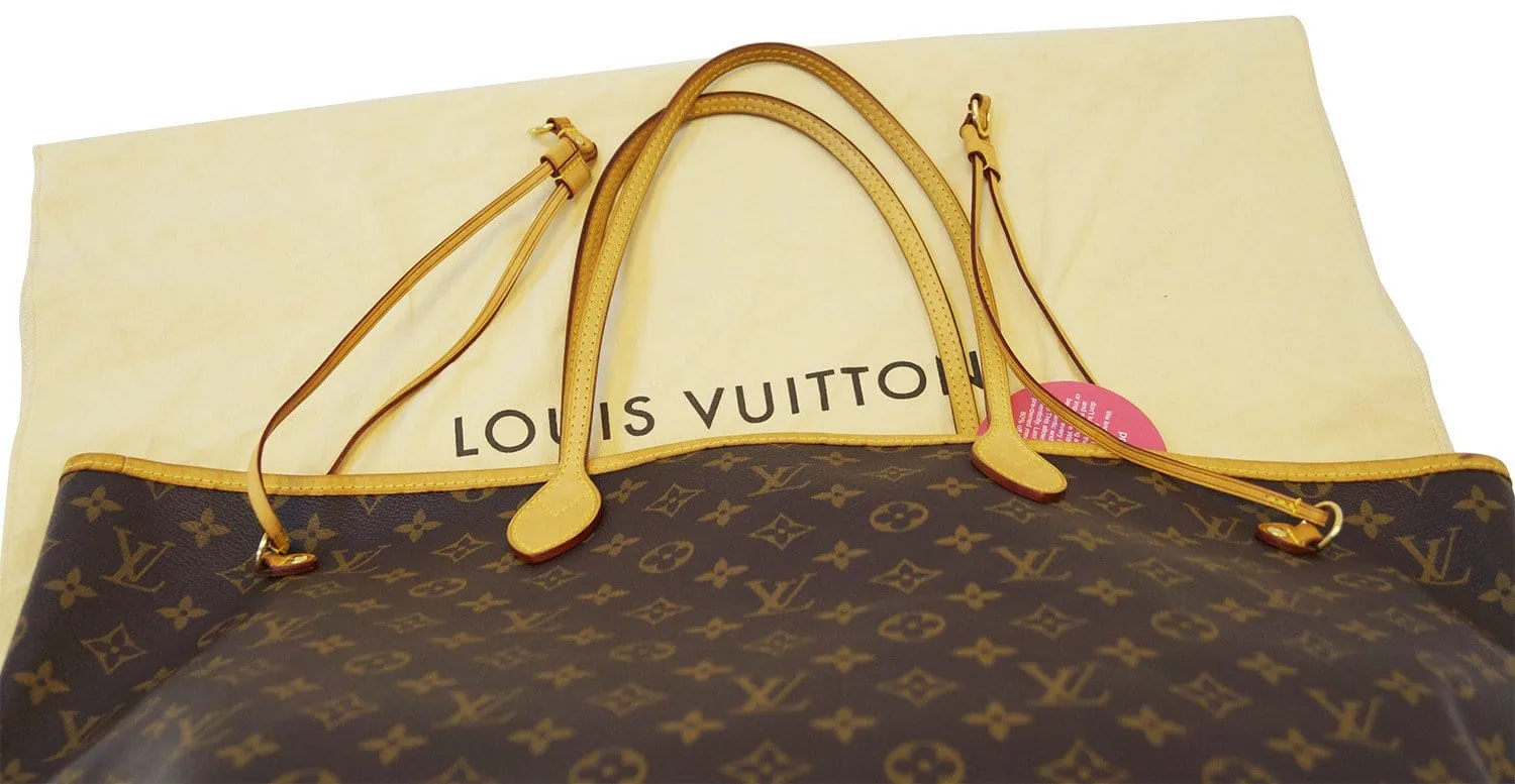 LOUIS VUITTON Monogram Neverfull GM Tote Shoulder Bag