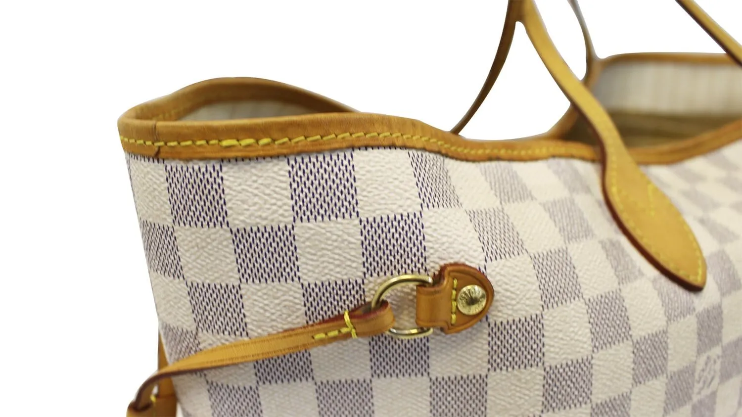 LOUIS VUITTON Neverfull GM Damier Azur Shoulder Bag