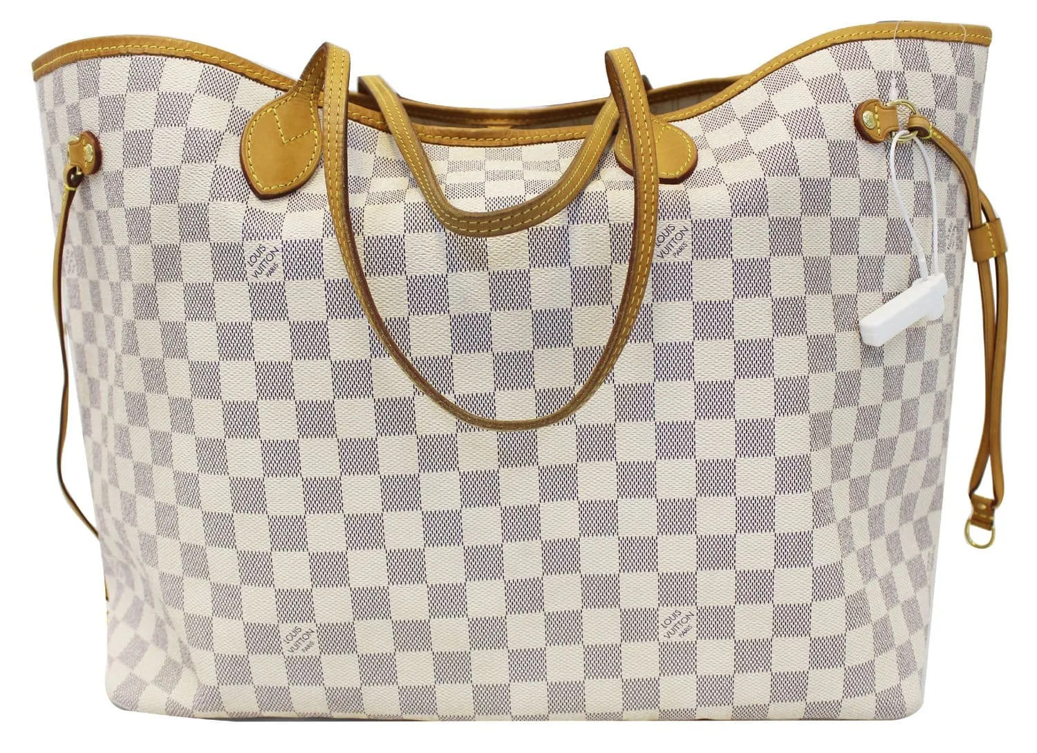 LOUIS VUITTON Neverfull GM Damier Azur Shoulder Bag