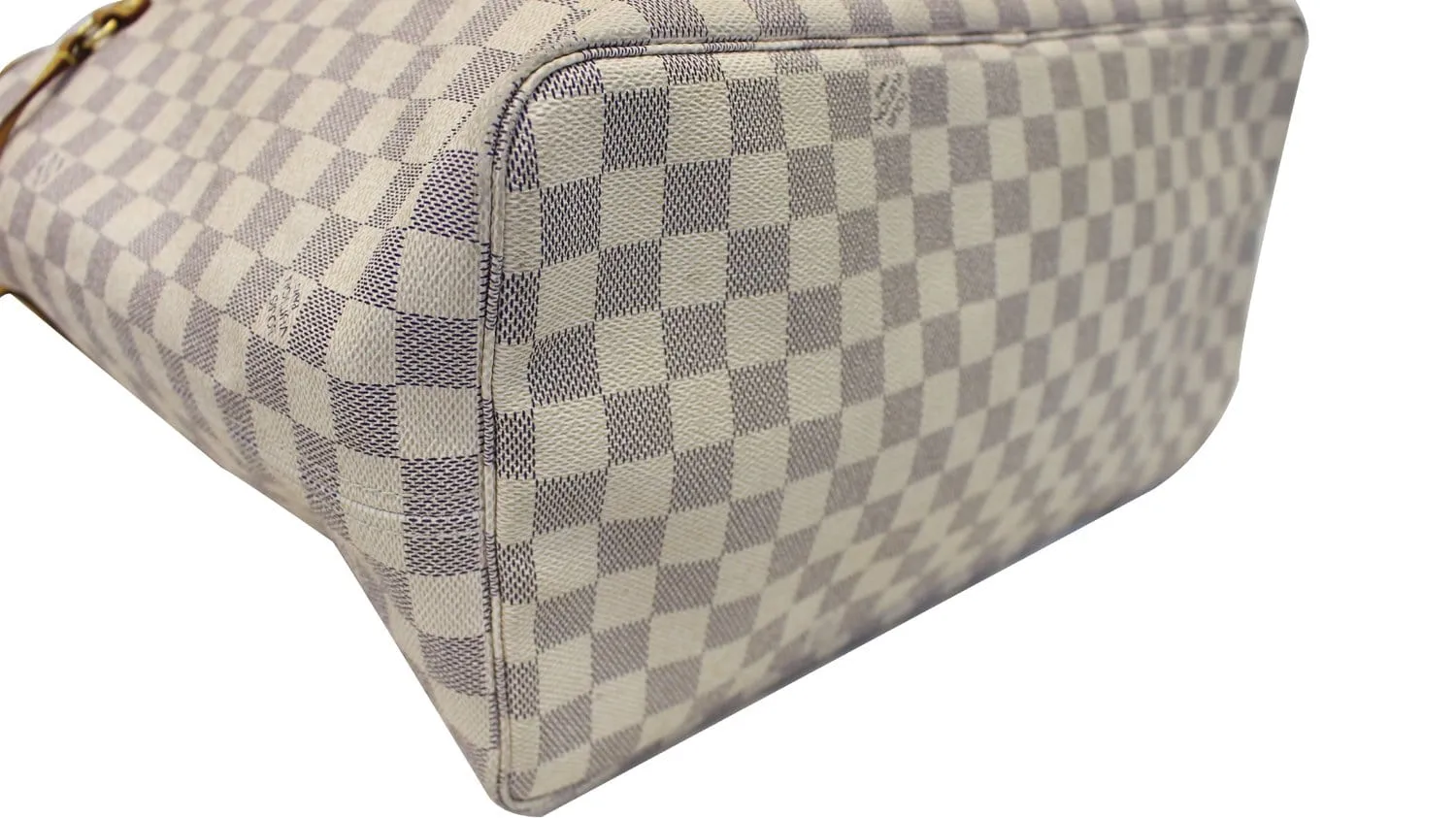 LOUIS VUITTON Neverfull GM Damier Azur Shoulder Bag