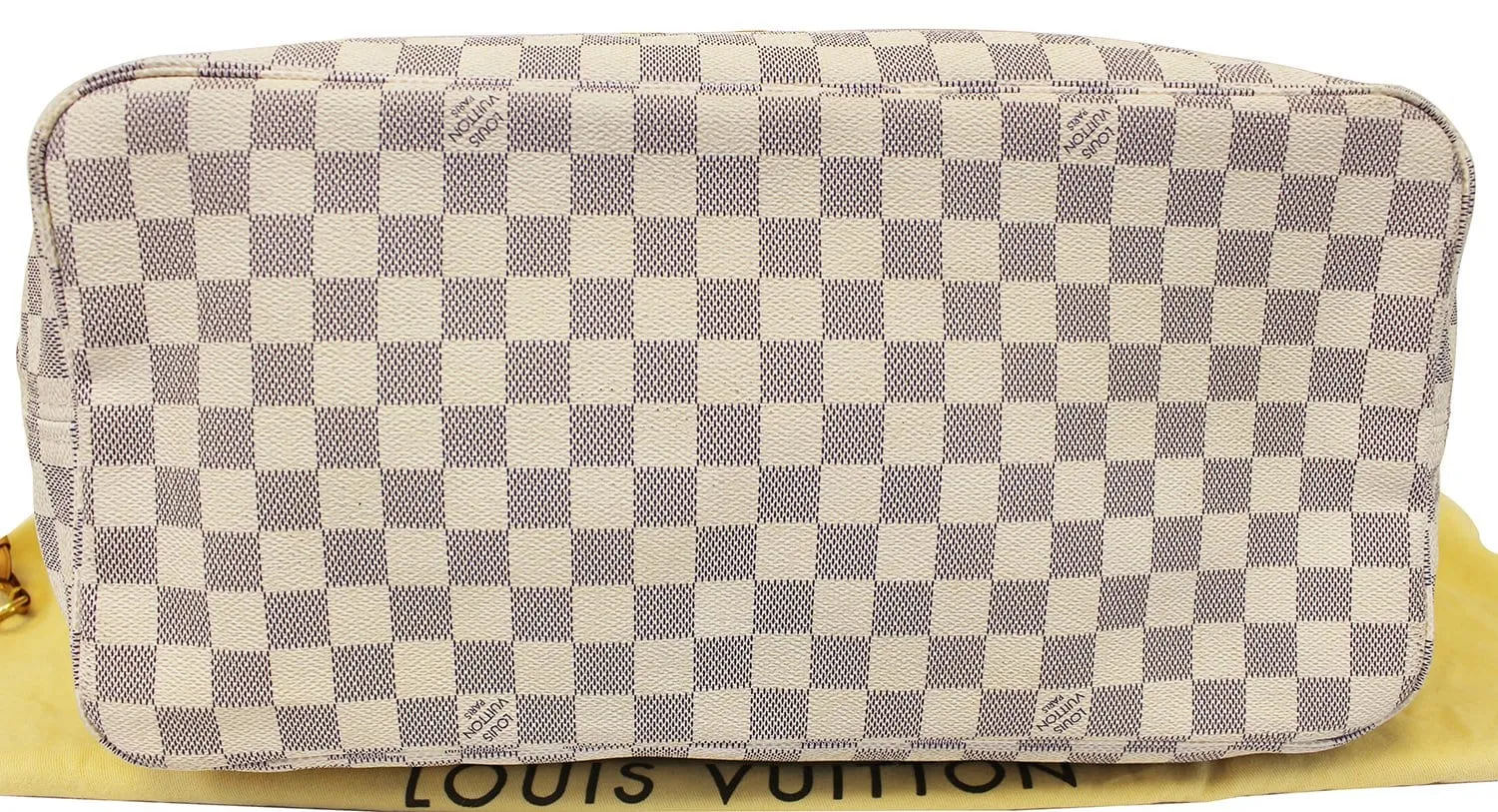 LOUIS VUITTON Neverfull GM Damier Azur Shoulder Bag