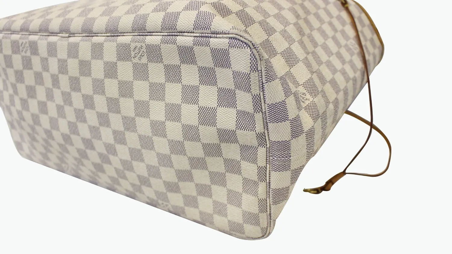 LOUIS VUITTON Neverfull GM Damier Azur Shoulder Bag