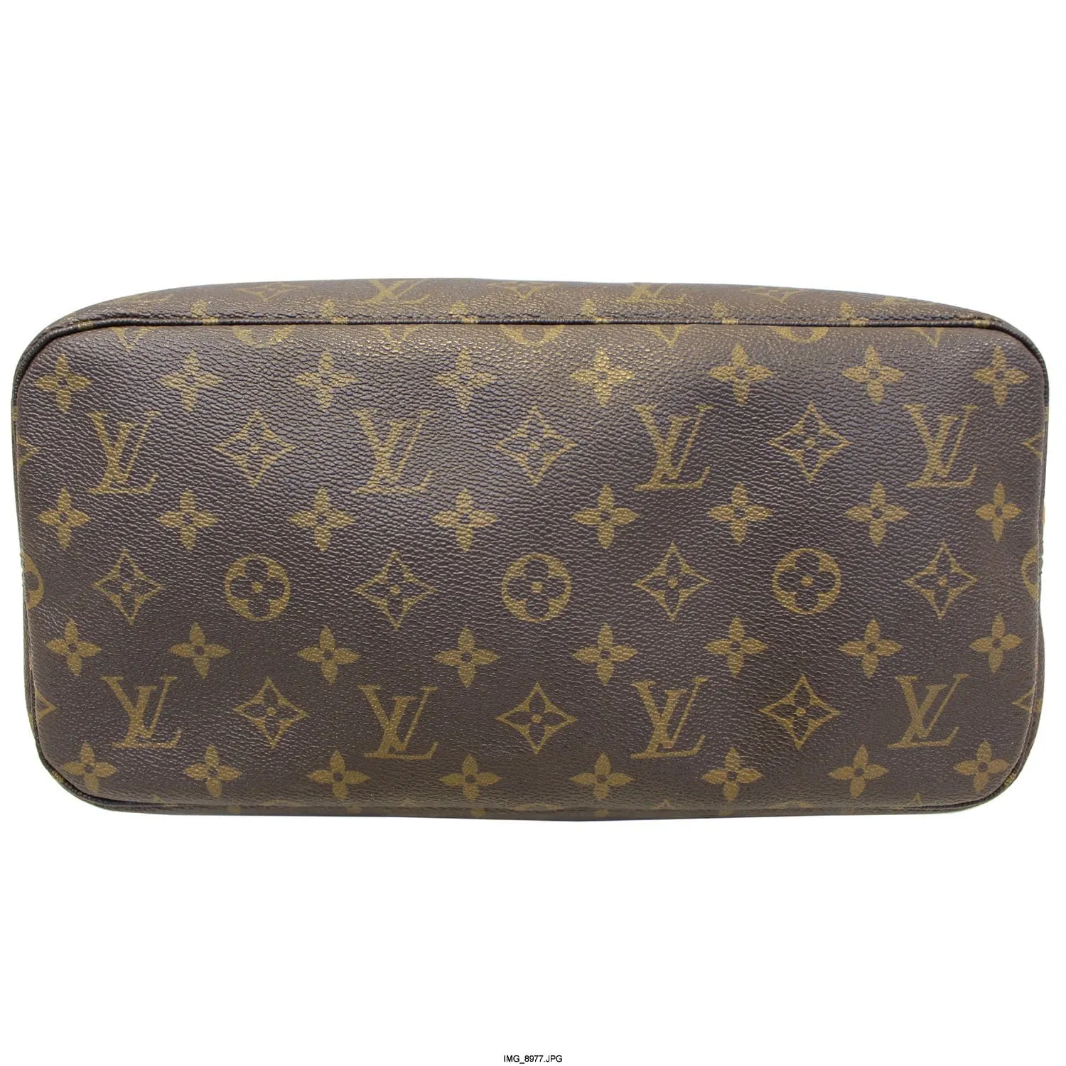 LOUIS VUITTON Neverfull MM Monogram Canvas Tote Bag Brown