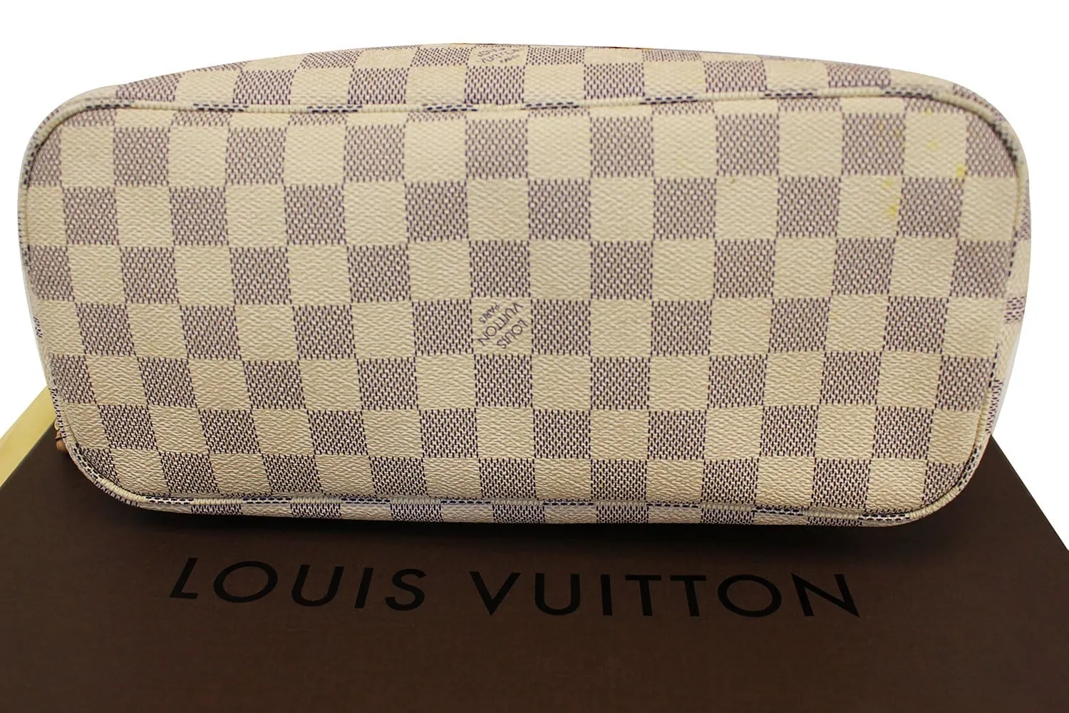 LOUIS VUITTON Neverfull PM Damier Azur  Tote Bag
