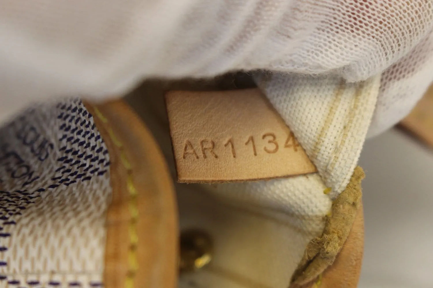 LOUIS VUITTON Neverfull PM Damier Azur  Tote Bag