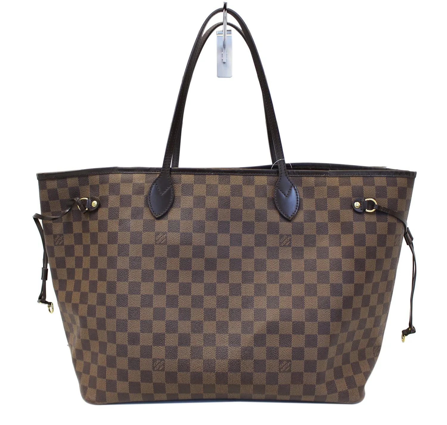 LOUIS VUITTON Pre Owned Tote Bag Damier Ebene Neverfull GM