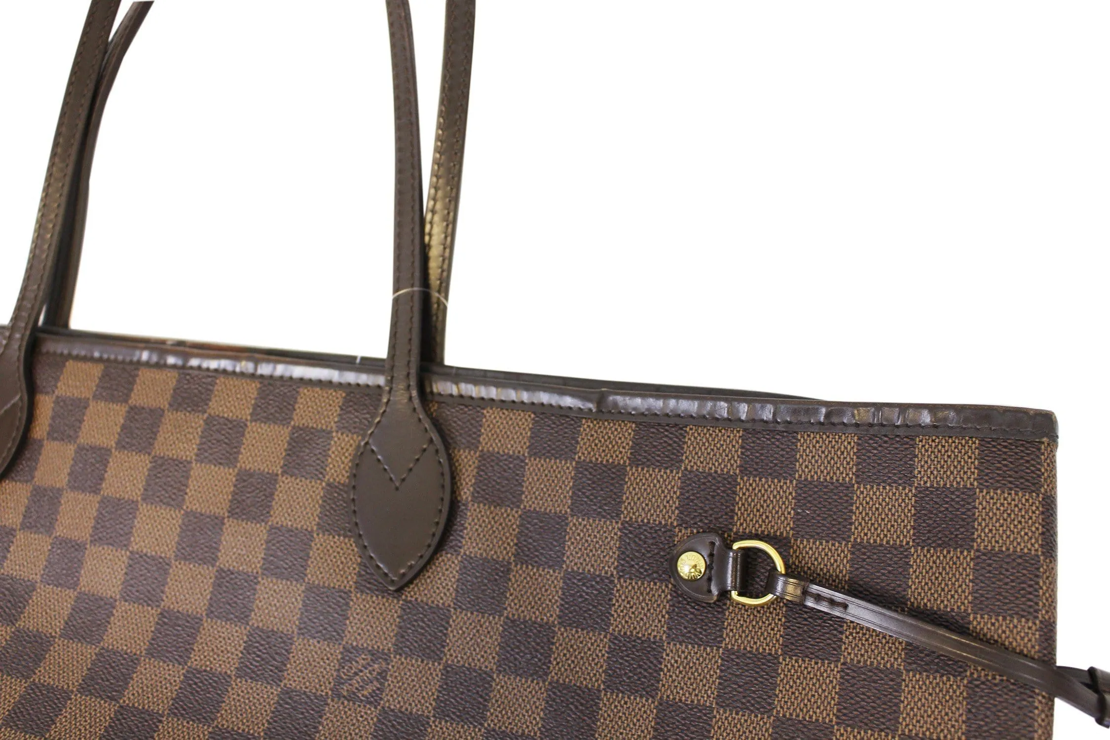 LOUIS VUITTON Pre Owned Tote Bag Damier Ebene Neverfull GM
