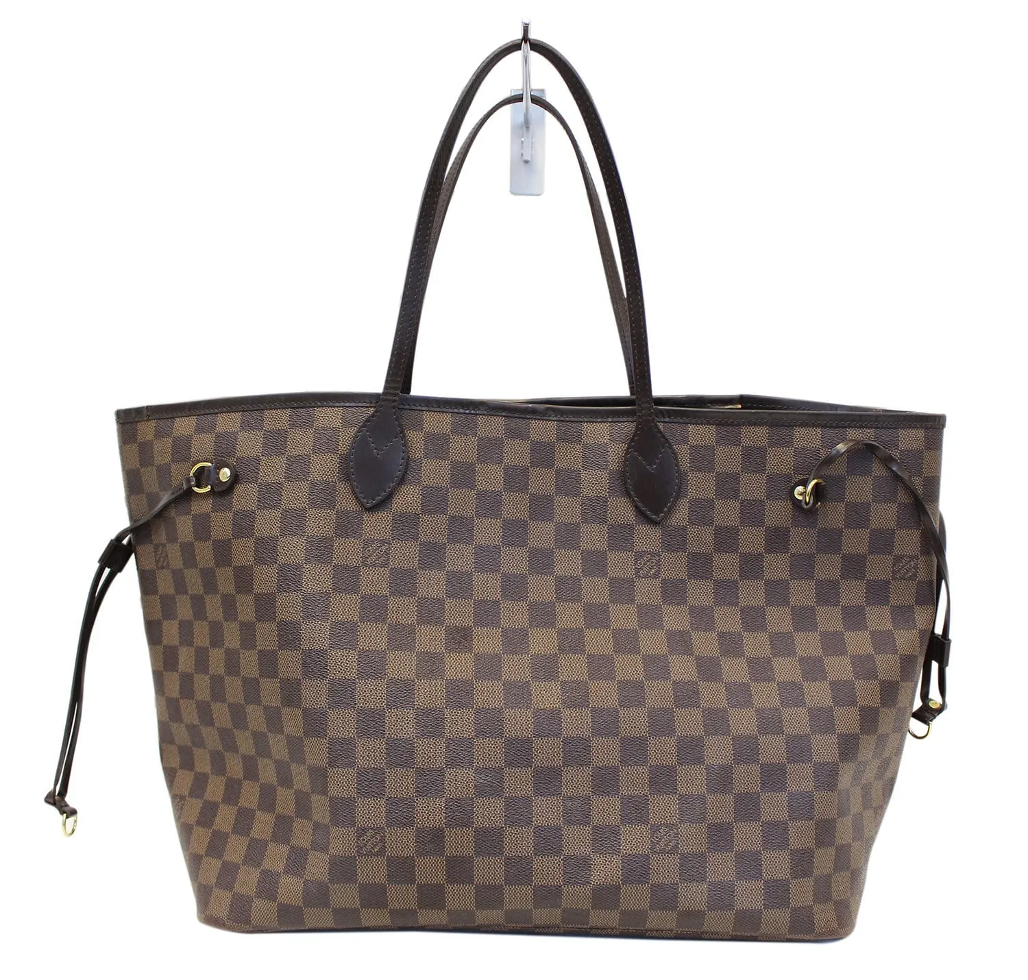 LOUIS VUITTON Pre Owned Tote Bag Damier Ebene Neverfull GM