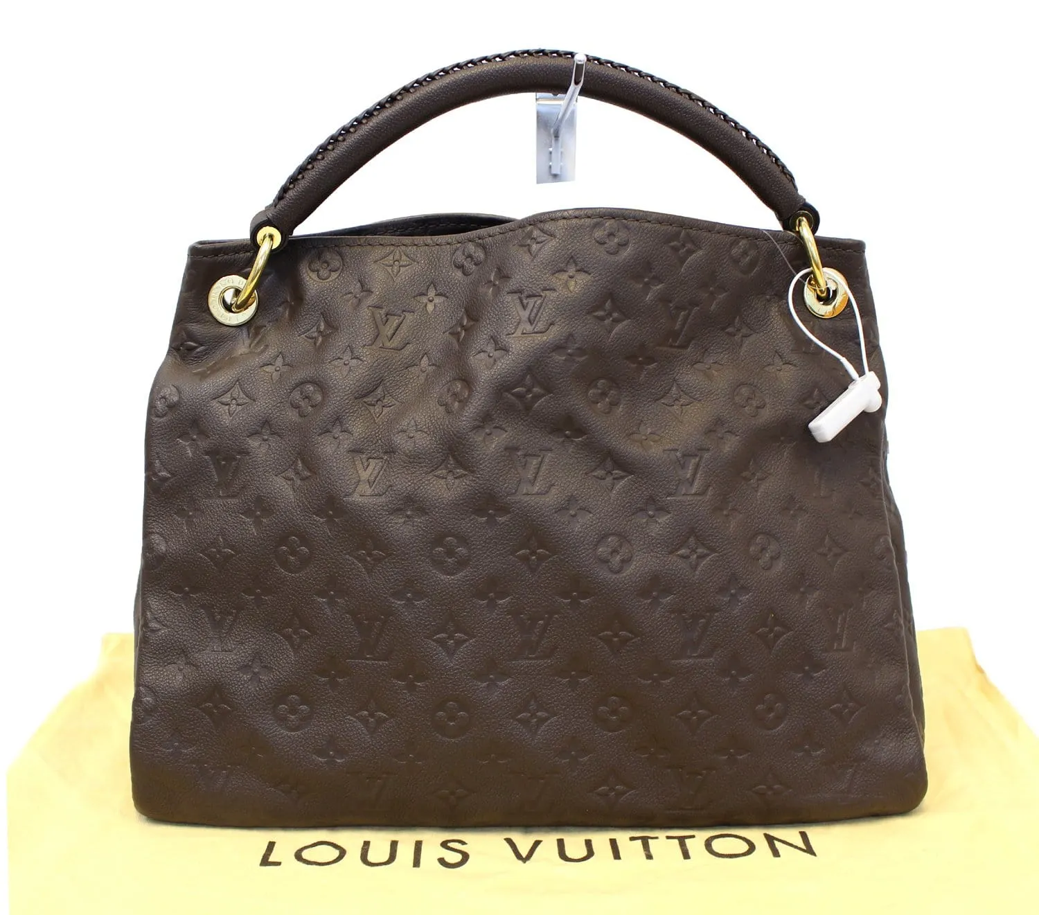 LOUIS VUITTON Terre Monogram Empreinte Leather Artsy MM Shoulder Bag
