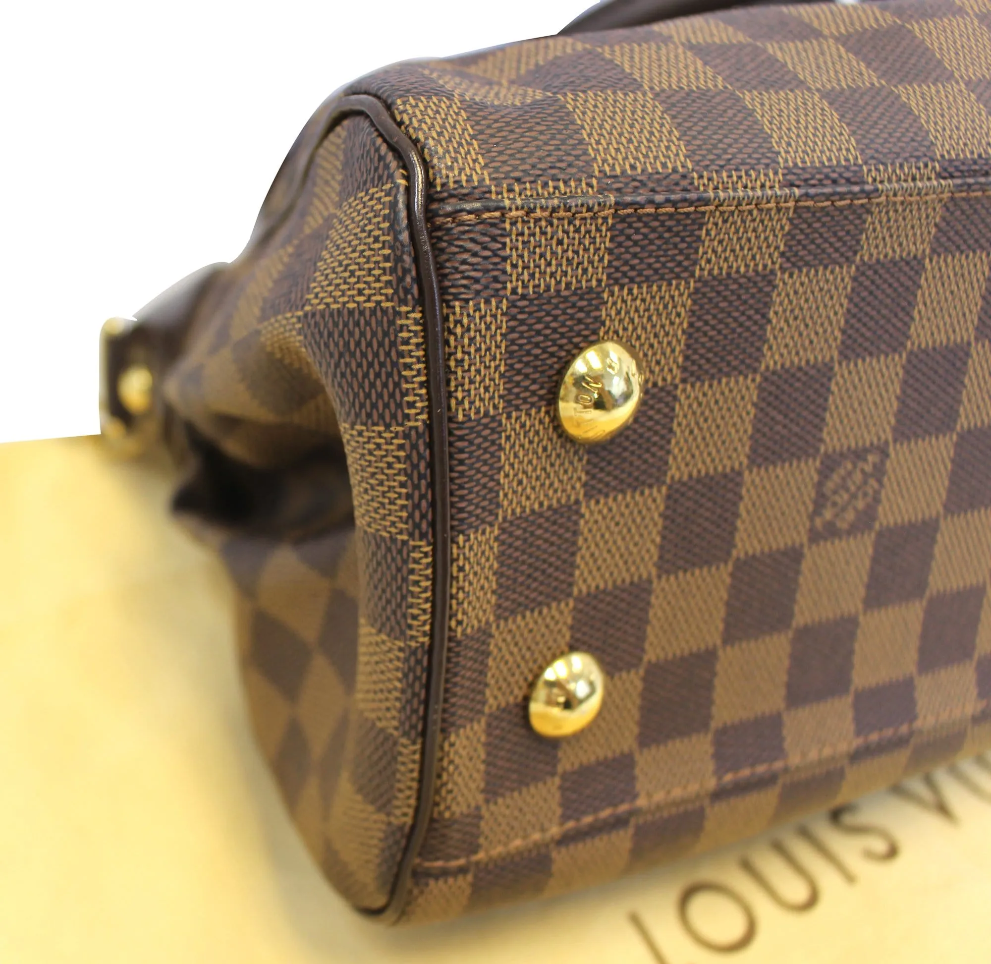LOUIS VUITTON Trevi PM Damier Ebene  Brown Shoulder Bag