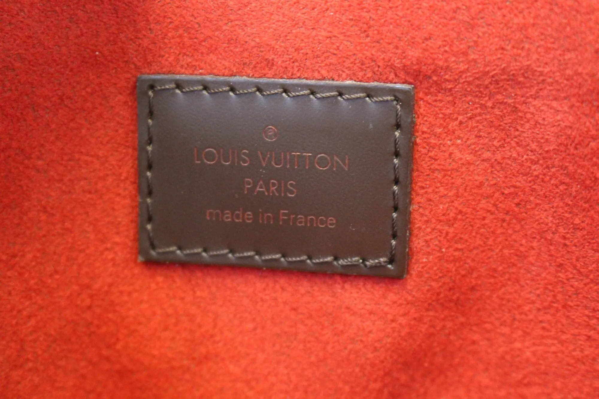 LOUIS VUITTON Trevi PM Damier Ebene  Brown Shoulder Bag
