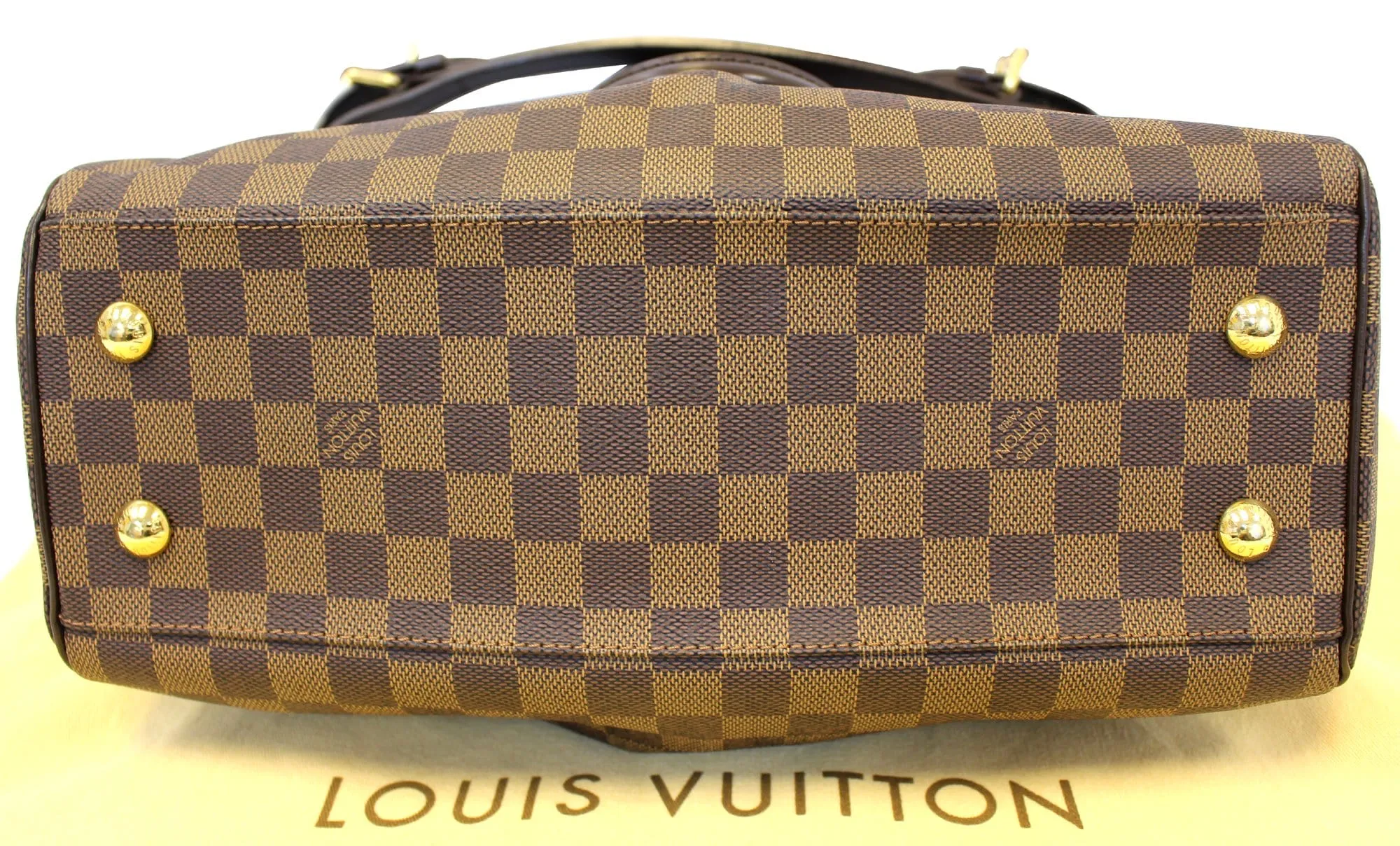 LOUIS VUITTON Trevi PM Damier Ebene  Brown Shoulder Bag