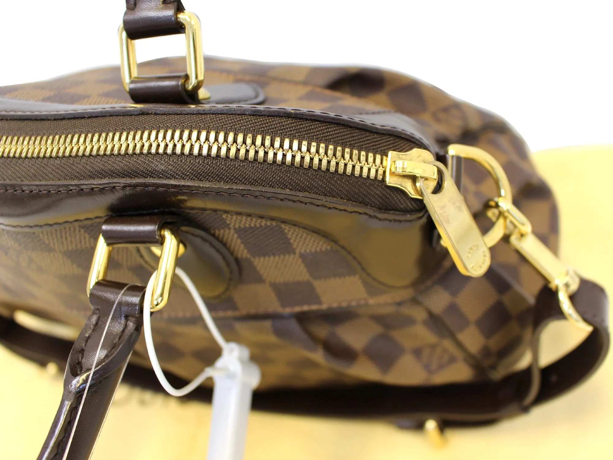 LOUIS VUITTON Trevi PM Damier Ebene  Brown Shoulder Bag