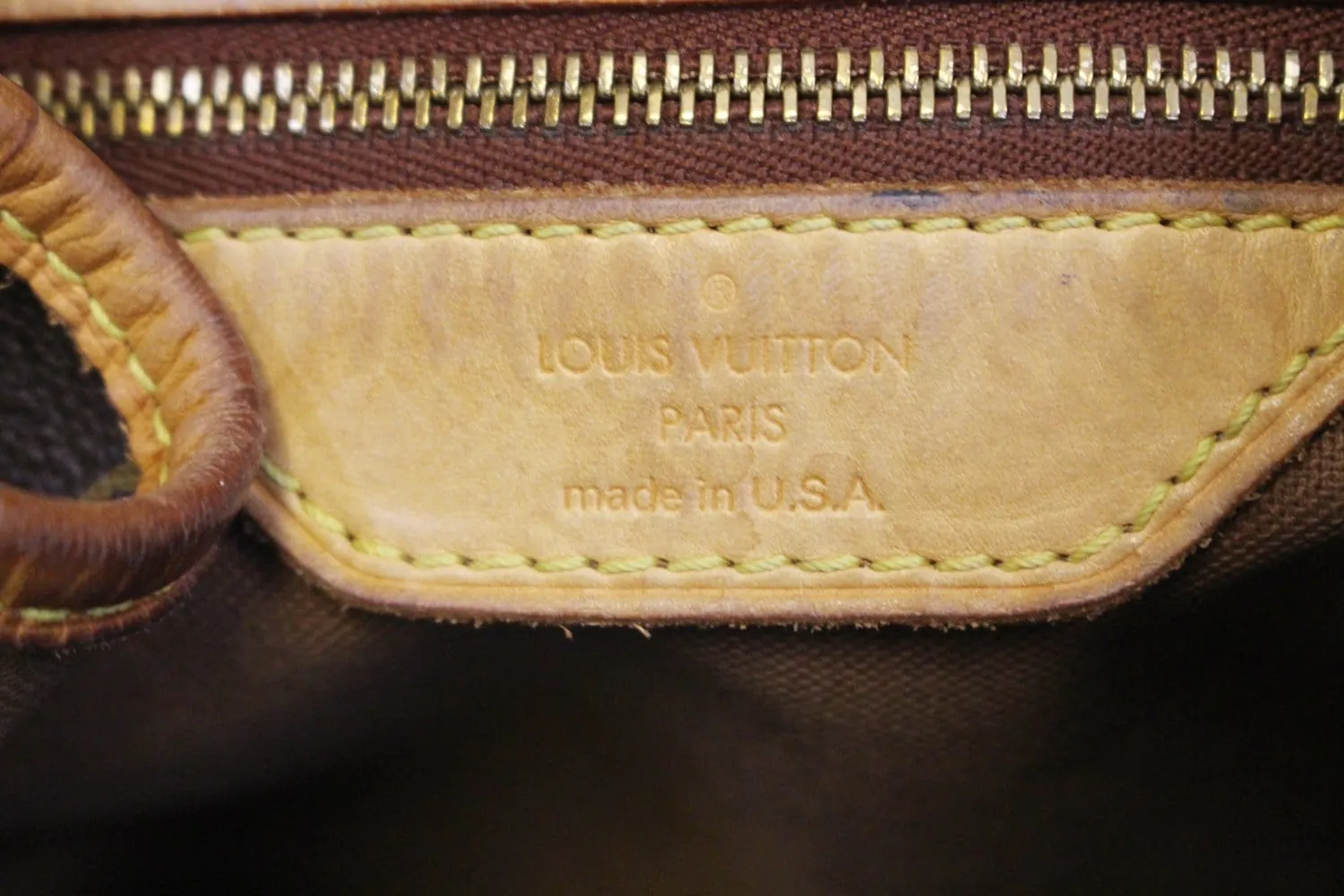 LOUIS VUITTON Used Shoulder Bag Monogram Batignolles Vertical